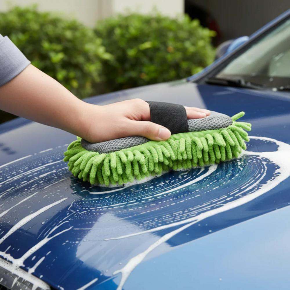 Microfiber Sponge Pad for Car Cleaning, soft and absorbent sponge for vehicle cleaning in Pakistan