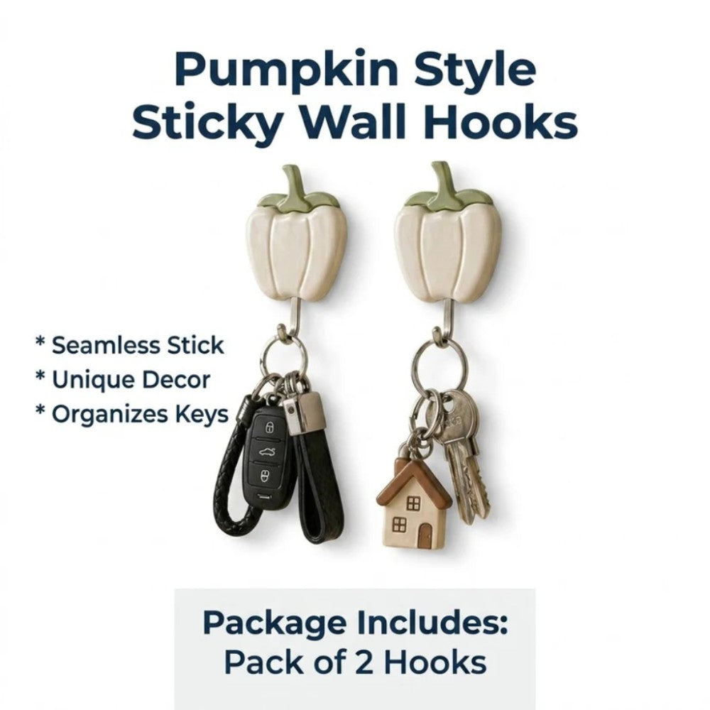 Sticky Wall Hooks, compact adhesive hooks for hanging light items in Pakistan homes