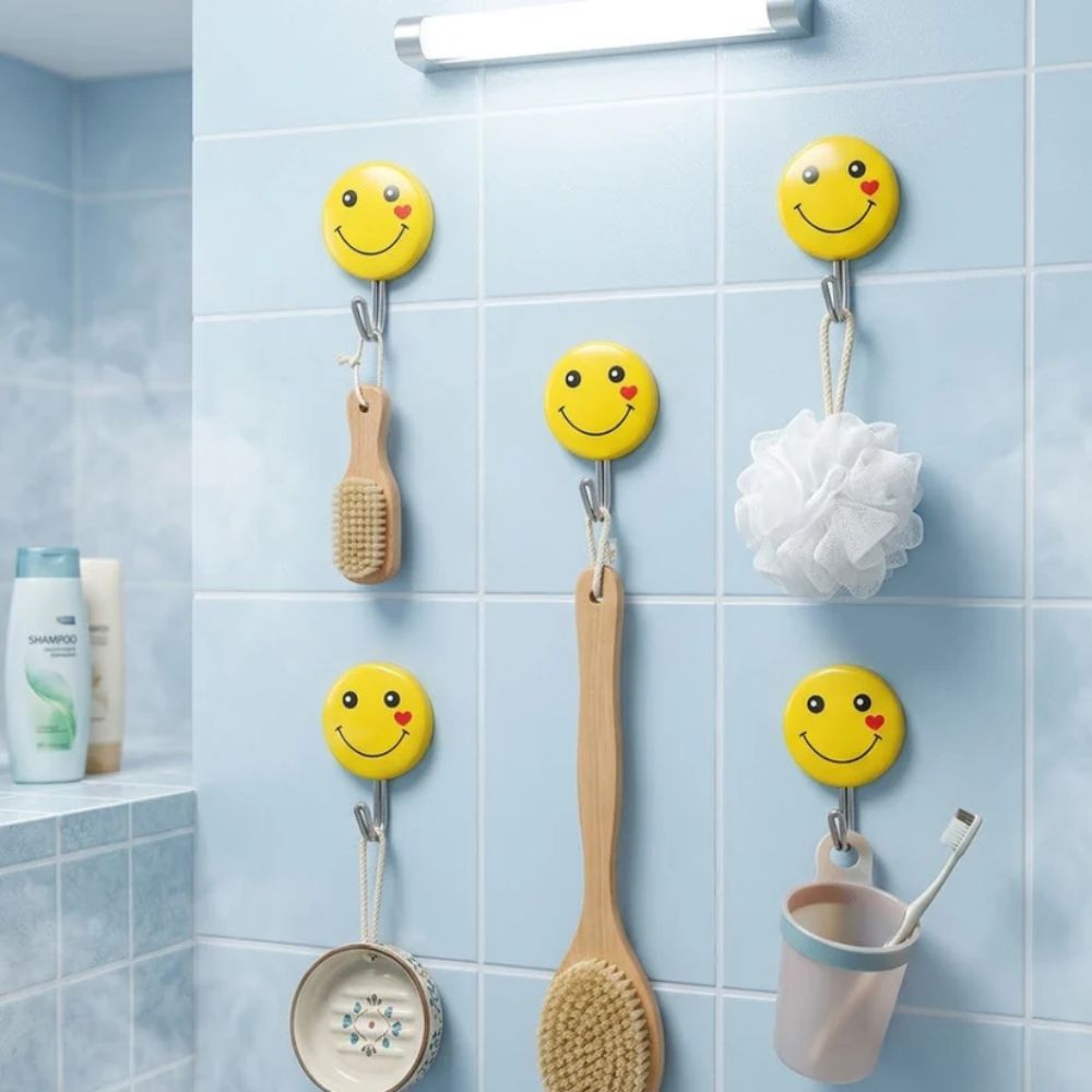 Sticky Wall Hooks, compact adhesive hooks for hanging light items in Pakistan homes