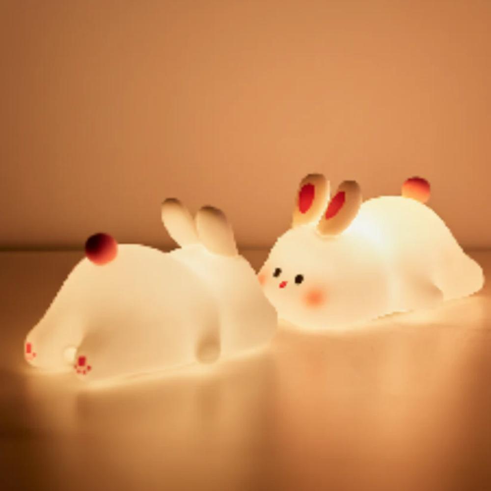 Bunny Silicon Lamp, gentle light lamp for sleep and comfort in Pakistan homes