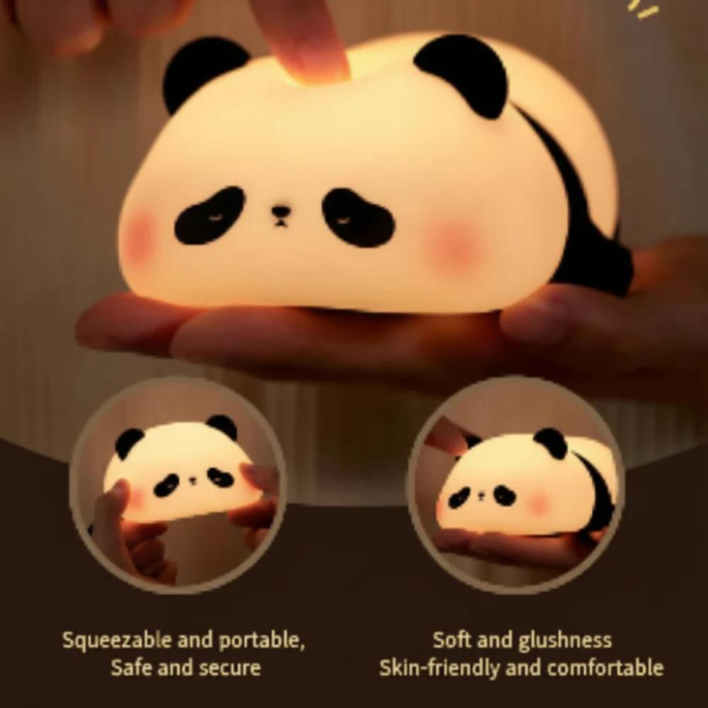 Panda Silicon Lamp, gentle light lamp for sleep and comfort in Pakistan homes