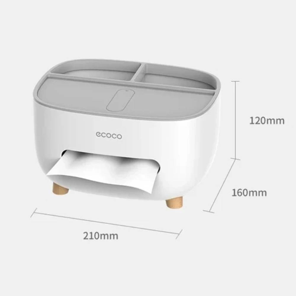 Multipurpose Desktop Tissue Box Organizer, clean and simple desk box for tissue and items in Pakistan