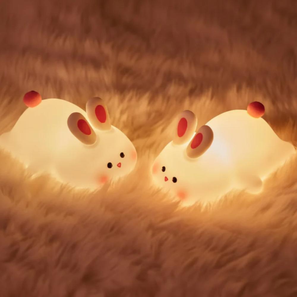 Bunny Silicon Lamp, small soft light lamp for bedroom and nursery in Pakistan