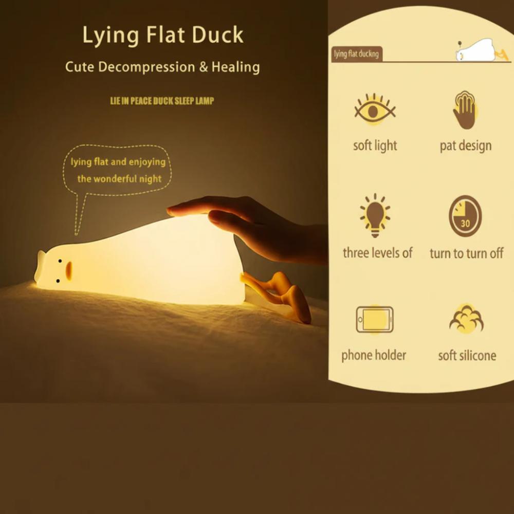 Lying duck Silicon Lamp, soft silicone lamp for relaxing lighting in Pakistan homes