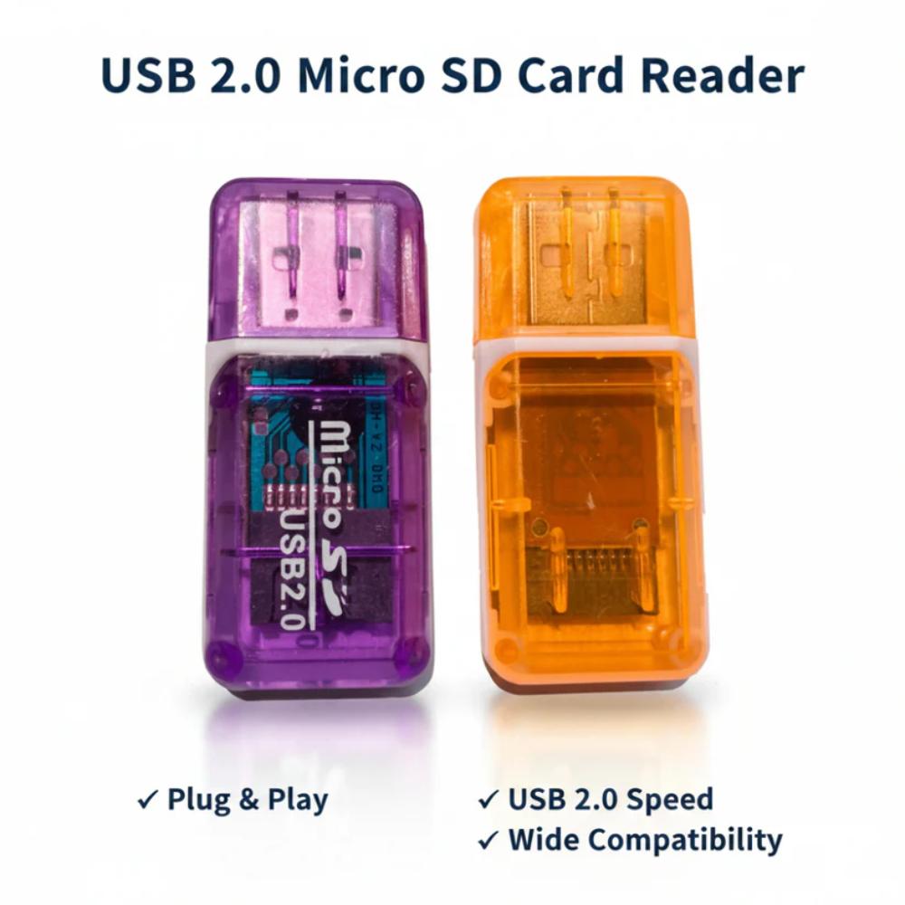 Micro SD Card Readers, simple device for reading memory cards on computers in Pakistan