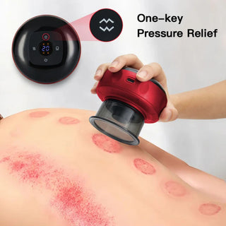Rechargeable Vacuum Hijama Cup Therapy Machine Massager, simple cupping massage tool in Pakistan