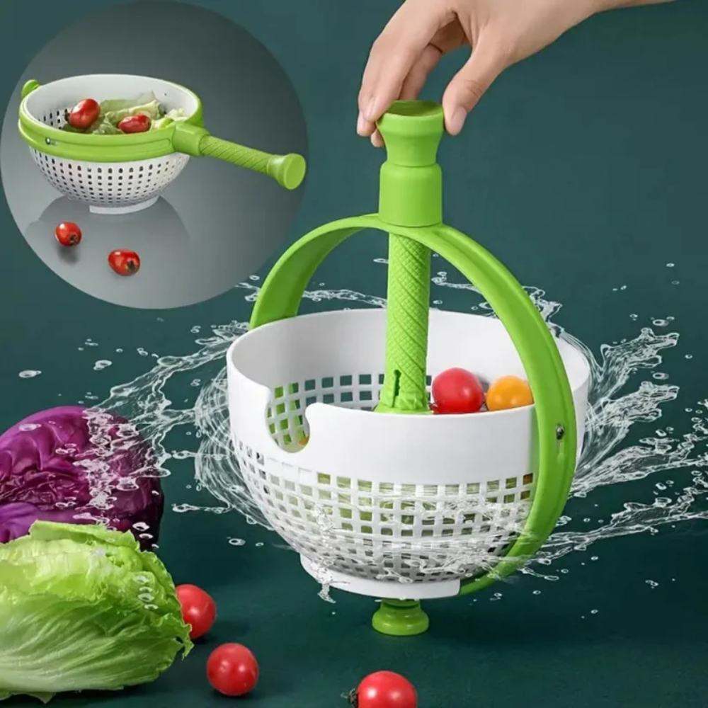 Fruit & Vegetable Draining Basket with Spinner, useful tool for washing fruits and vegetables in Pakistan
