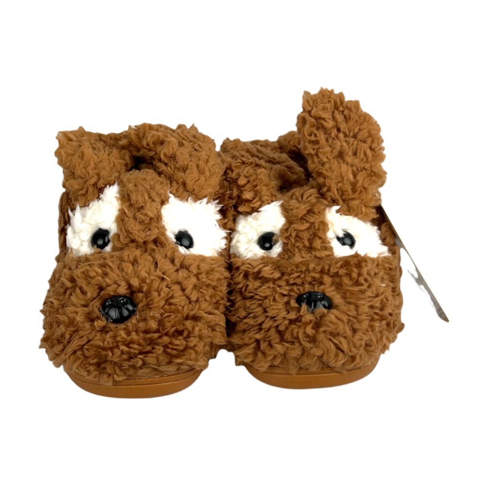 Plush bear indoor slippers featuring a cozy lining, lightweight design, and durable anti-slip sole for daily home comfort.