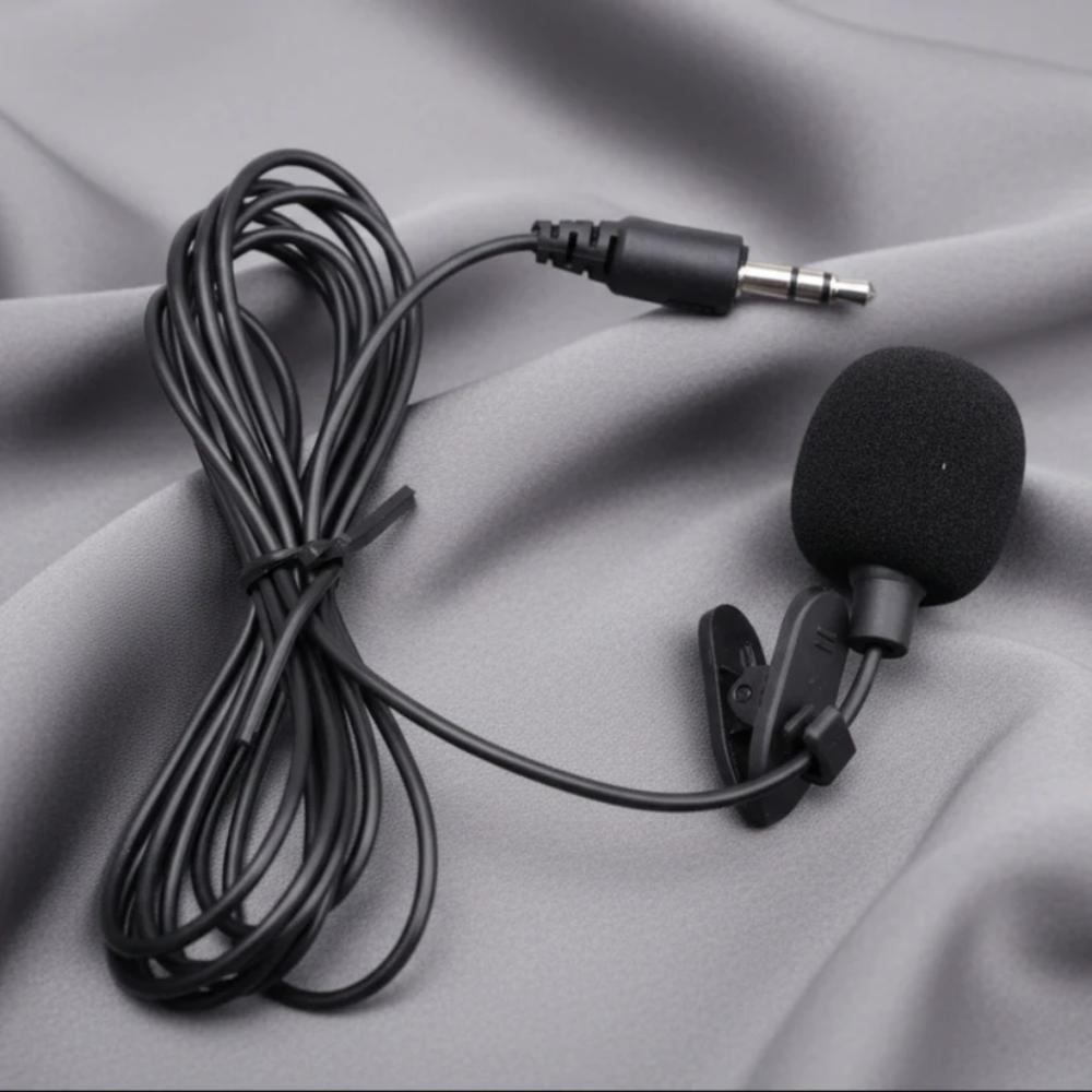 Lavalier Clip-On Collar Microphone, easy use microphone for clear voice recording in Pakistan