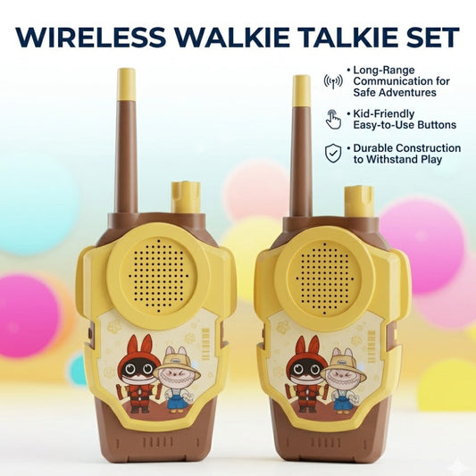 Kids Wireless Walkie Talkie Set Long Range Two Way Radio Toy