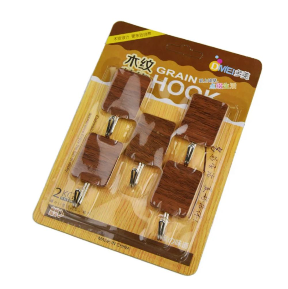 Sticky Wall Hooks, compact adhesive hooks for hanging light items in Pakistan homes