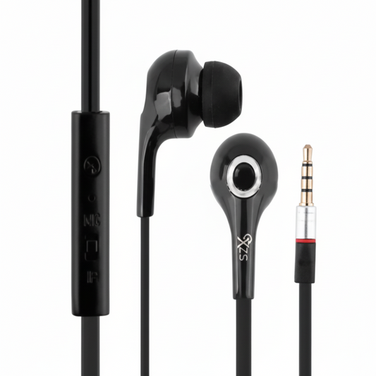 XZS-X13 stereo earphones with 3.5mm jack for clear sound