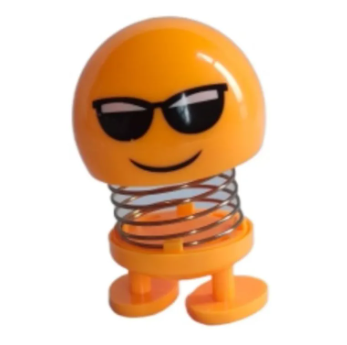 Dancing Emoji Spring Dashboard Toy
