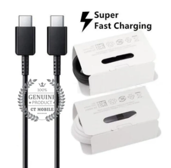 Type-C to Type-C Fast Charging Cable (Black)