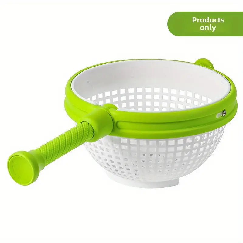 2-in-1 Vegetable Drain Basket with Spinner