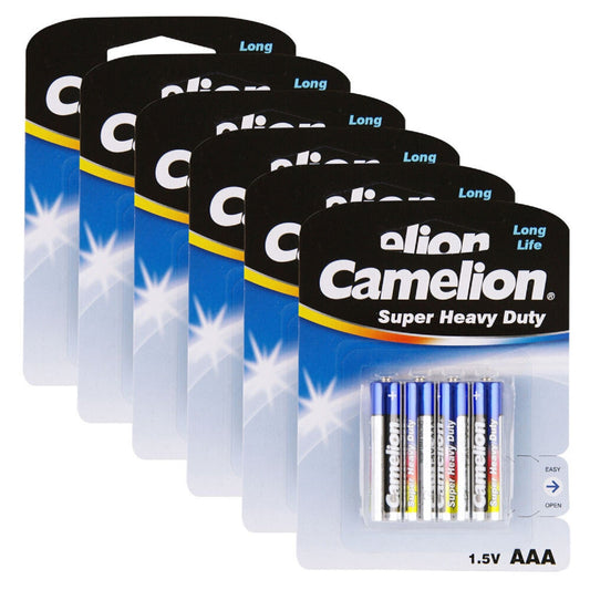 Camelion Super AAA Batteries 1.5V (Pack of 4)