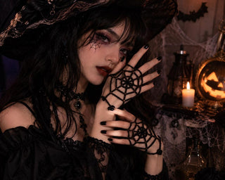 Handmade Crochet Spider Gloves