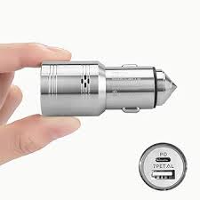 2-in-1 Bullet USB Car Charger