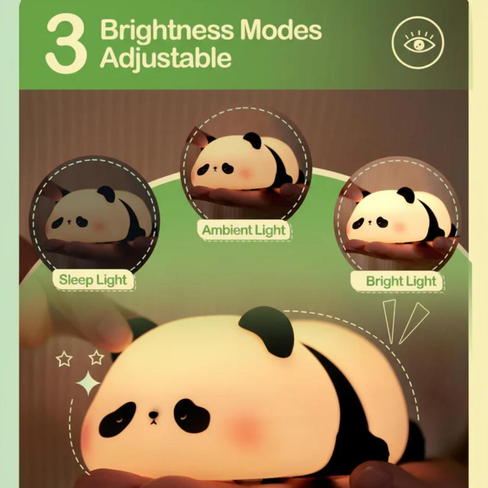 Panda Silicon Lamp, small soft light lamp for bedroom and nursery in Pakistan