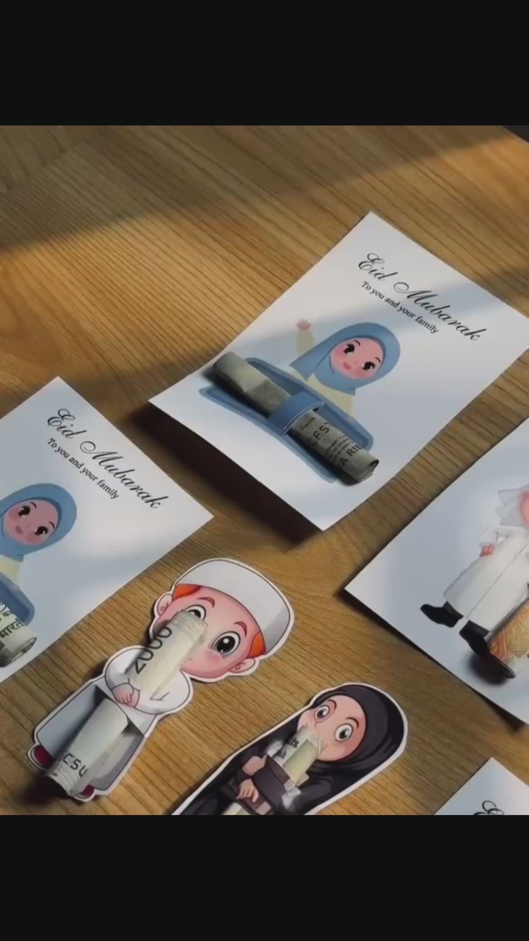 Eidi Tuckin Card For Girls