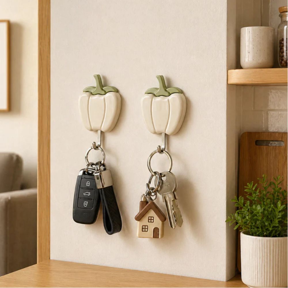 Sticky Wall Hooks, easy to use adhesive hooks for hanging keys, towels, and items in Pakistan homes