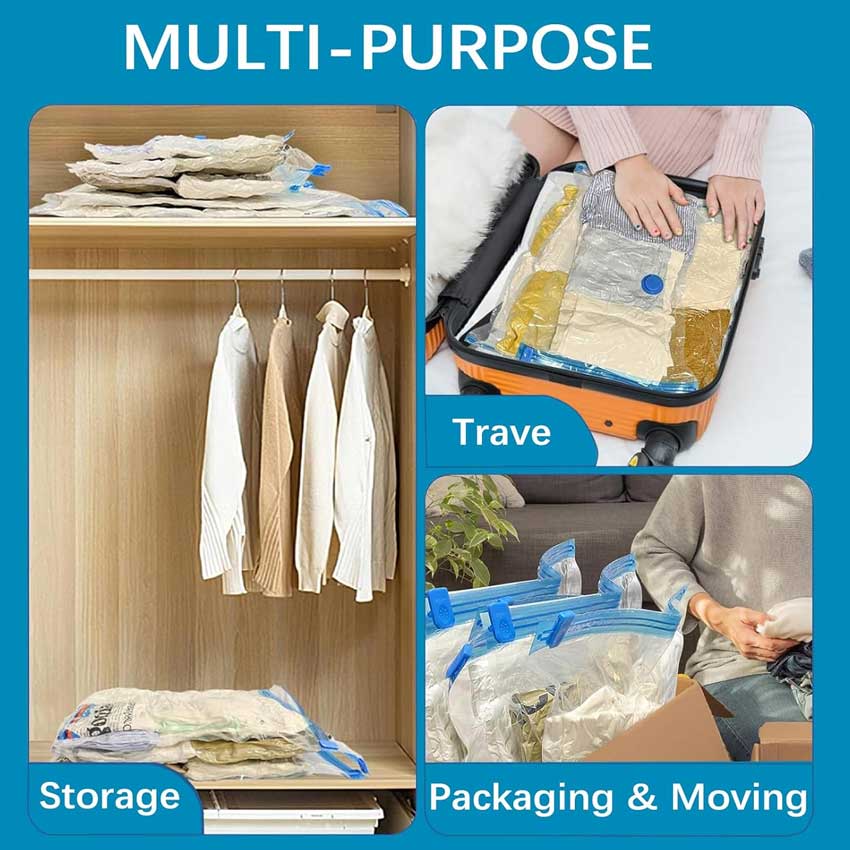 Vacuum Storage Bags with Hand Pump