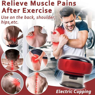 Rechargeable Vacuum Hijama Cup Therapy Machine Massager, body suction massage device in Pakistan